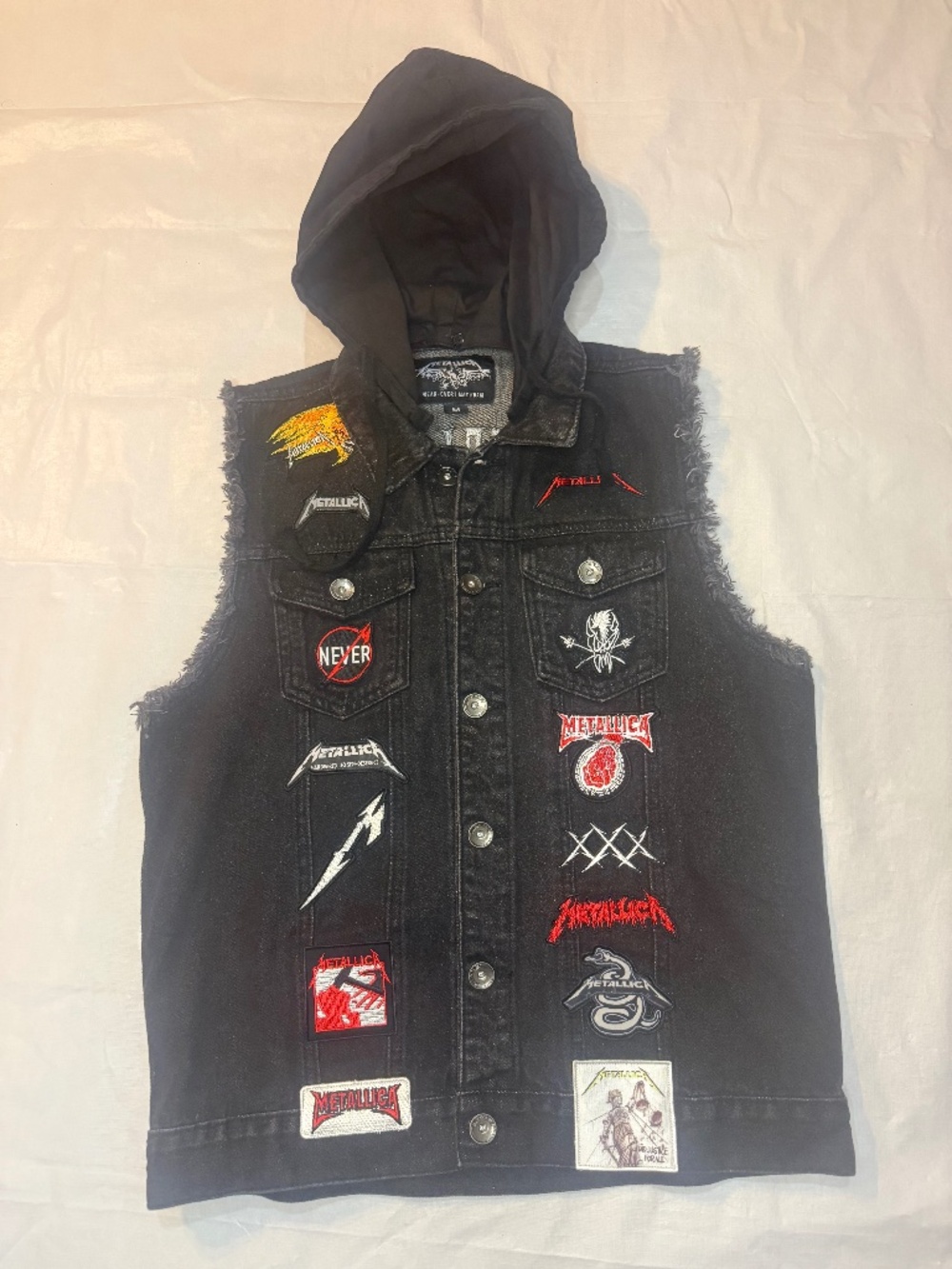 Metallica Battle Vest San Francisco Tour Size medium Limit